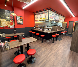 あざみ野 魂心家店内